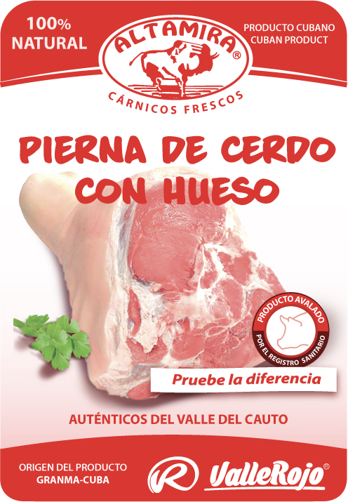 Pierna de Cerdo Con Hueso (paquete 8.0 - 8.5 Kg) 