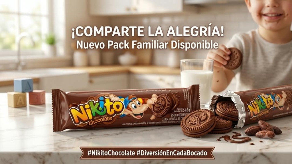 Galleta Nikito sabor Chocolate